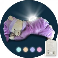 Doodoo purple bear with lamp