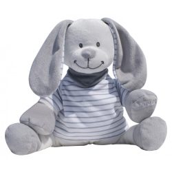 Doodoo grey-white striped bunny spare plush toy