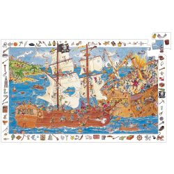 Megfigyeltető puzzle - Kalózok, 100 db-os - Pirates